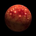 Red Planet Venus Stock Photo