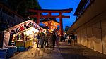 Restaurant Near Fushimi Inari Entrance Stock Photo