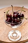 Ripe Cherries Stock Photo