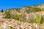 Rocky Mountains In Colorado Stock Photo