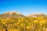 Rocky Mountains In Colorado Stock Photo