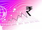 Rupee Rate Illustration Stock Photo