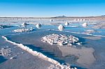 Salt Lake - Salar De Uyuni In Bolivia Stock Photo