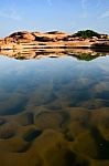 Sam Pan Bok Rock Field In Thailand Stock Photo