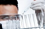 Scientists Are Experimenting Stock Photo