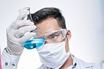 Scientists Are Experimenting Stock Photo