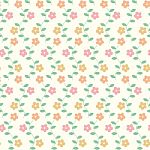 Seamless Pattern Of  Flower Illustration Background Stock Photo