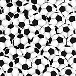 Seamless Texture On A Soccer Theme Stock Photo