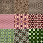 Set Of Abstract Background Pattern Stock Photo