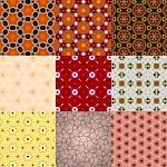 Set Of Abstract Background Pattern Stock Photo