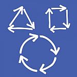 Set Of Recycle Arrow Stock Photo