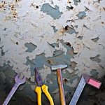 Set Of Workshop Tools Stock Photo