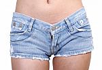 Short Jeans Stock Photo