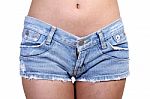 Short Jeans Stock Photo