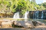 Si Dit Waterfall In Khao Kho National Park Phetchabun,thailand Stock Photo