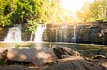 Si Dit Waterfall In Khao Kho National Park Phetchabun,thailand Stock Photo