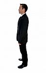 Side View Of Businessman Stock Photo