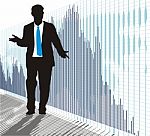 Silhouette Businessman Stock Photo