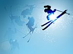 Ski Jumper Stock Photo