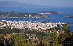 Skiathos Town Stock Photo