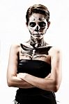 Skull Women Stock Photo