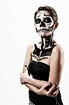 Skull Women Stock Photo