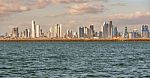 Skyline Of High Rise Buildings In Panama City, Panama Stock Photo