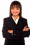 Smiling Businesswoman Stock Photo