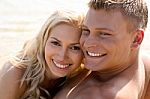 Smiling romantic Couple Stock Photo