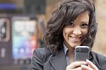 Smiling Young Lady Stock Photo