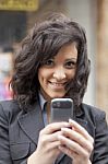 Smiling Young Lady Stock Photo