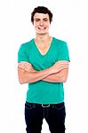 Smiling Young Male Stock Photo