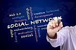 Social Networking Concept Stock Photo