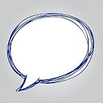 Speech Bubble Symbol Stock Photo