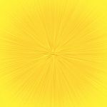 Speedline Zoom Effect Cartoon Yellow Stock Photo