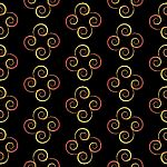 Spiral Seamless Pattern Stock Photo