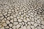 Stone Block Tile Floor Stock Photo