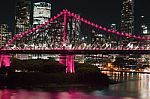 Story Bridge In Brisbane Stock Photo