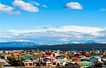 Strait Of Magellan, Puerto Natales, Patagonia, Chile Stock Photo