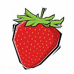 Strawberries  Illustration Stock Photo