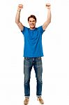 Successful Young Tall Man Stock Photo