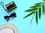 Summer Holiday Background Stock Photo