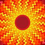 Sun Heat Burst Ray Background Stock Photo