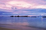 Sunk Shipwrecks At Tangalooma Island In Moreton Bay Stock Photo