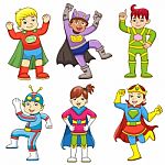 Super Child Stock Photo