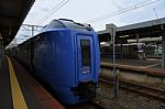 Super Hokuto Train At Hakodate Station, Hokkaido Stock Photo