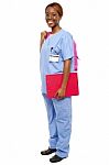 Surgeon Doctor Holding Clipboard Stock Photo