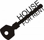 Symbol Key House For Rent Stock Photo