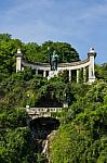 Szent Gellert Monument In Budapest Stock Photo