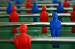 Table Football Stock Photo